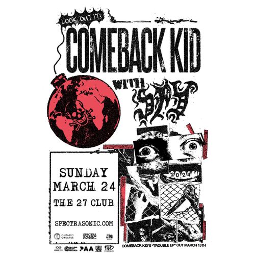 Comeback Kid, SPY, Prowl, Critical Witness @ The 27 Club 