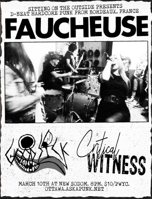 Faucheuse (France), Good Sick, Critical Witness @ New Sodom