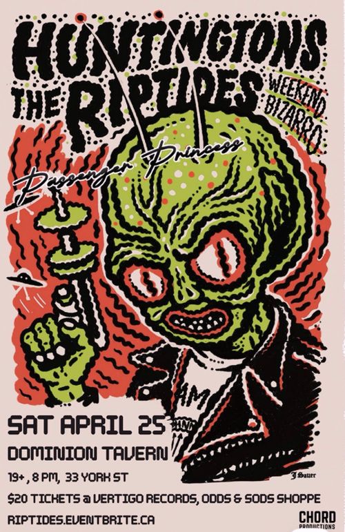 The Riptides, Huntingtons and Passenger Princess at The Dom