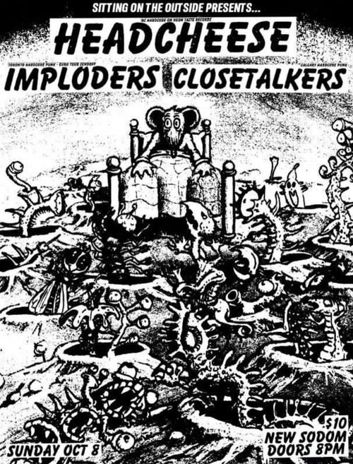 Headcheese, Imploders, Closetalkers at New Sodom