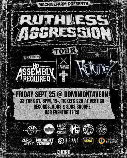 No Assembly Required, Reign Of Z, A Mission Reverse, Dead Sex, Sudden