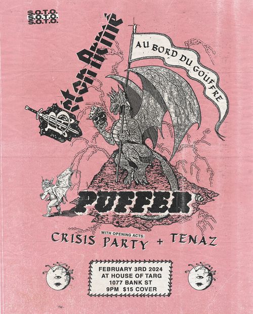 Puffer, Béton Armé, Tenaz, Crisis Party at House of Targ