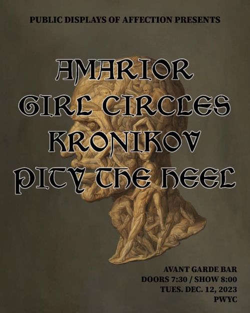 Amarior, Girl Circles, Kronikov, Pity the Heel