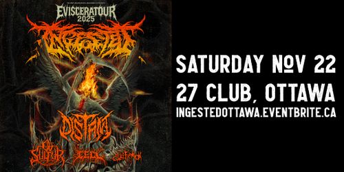 Ingested, Ov Sulfer, Cell, Distant + Crucifiction @ the 27 Club
