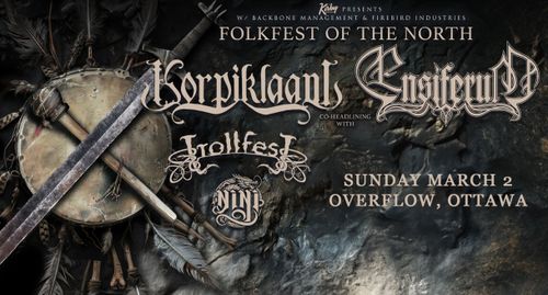 Korpiklaani, Ensiferum, Trollfest, Nini at the Overflow Brewing Company